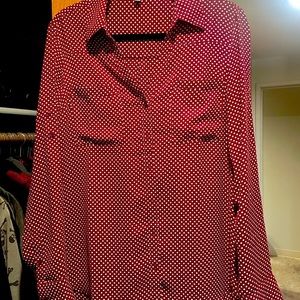 Express button up blouse